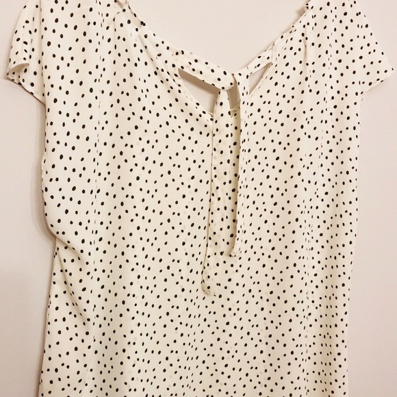 Lauren Conrad Polka Dot Blouse Size XL - Picture 2 of 5